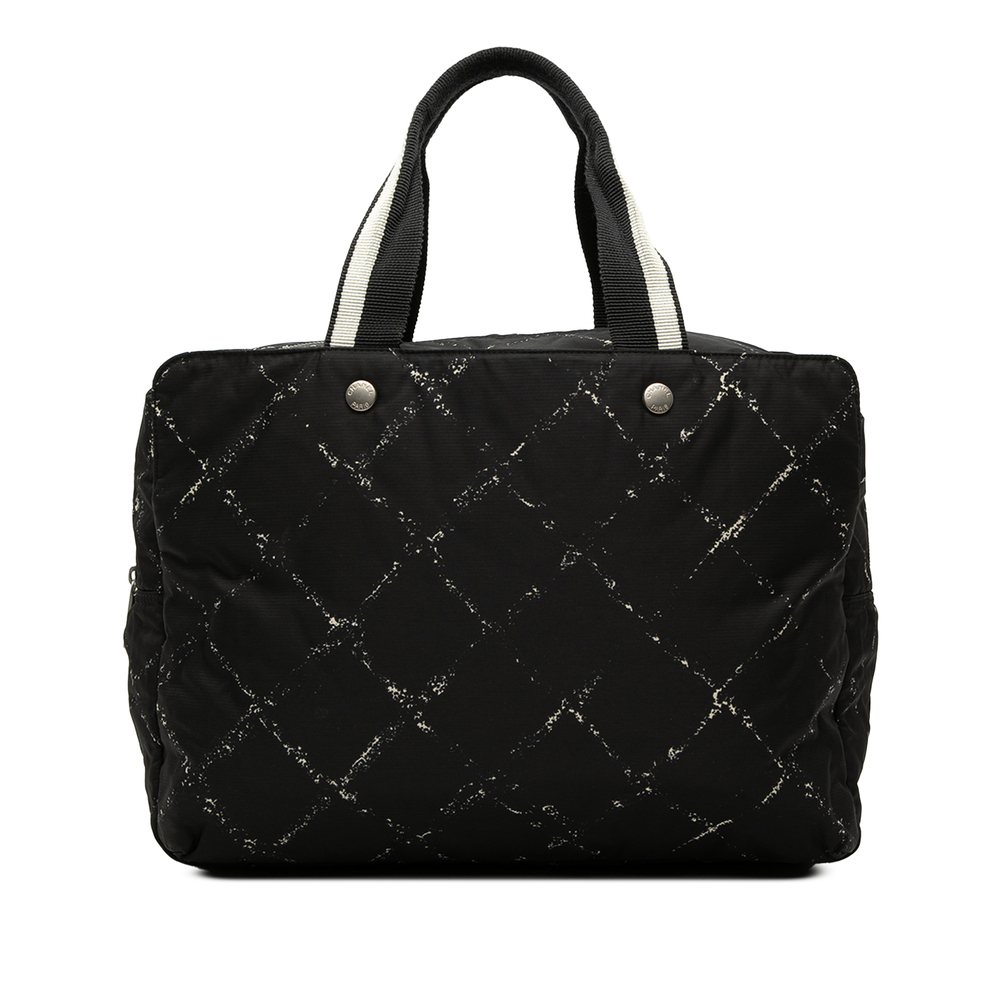 Pre-Loved Chanel Old Travel Line Nylon Handbag